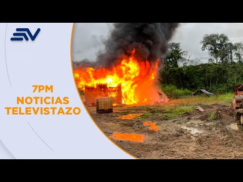 Tres detenidos tras operativo anti minería ilegal en Morona Santiago | Televistazo