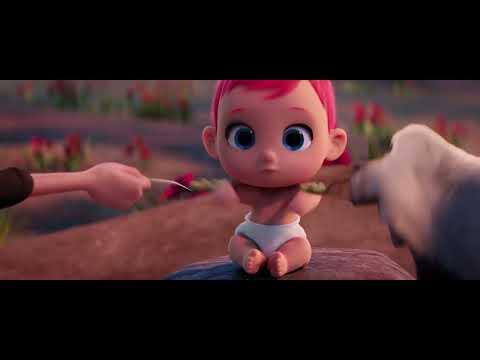 Storks 2016 main trailer still featuring Junior and Tulip with baby on the conveyor