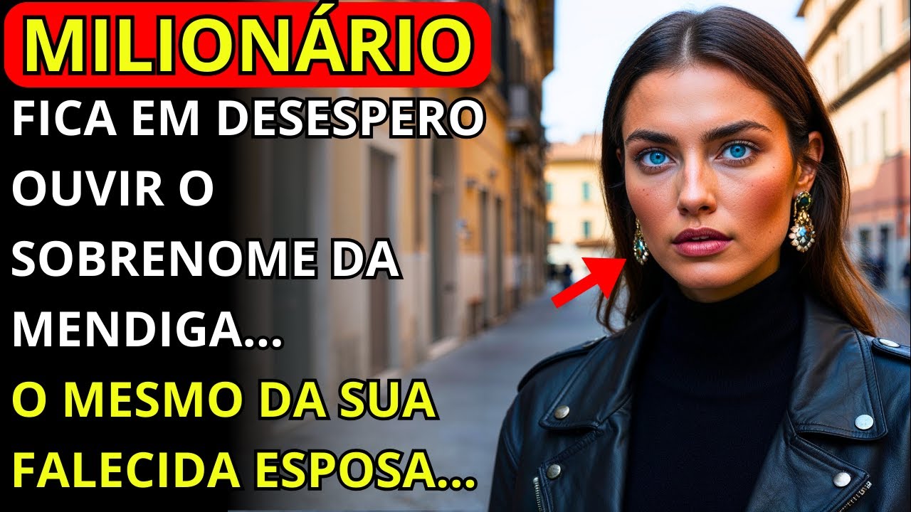 MILIONÁRIO FICA EM DESESPERO OUVIR O SOBRENOME DA MENDIGA...O MESMO DA SUA FALECIDA ESPOSA