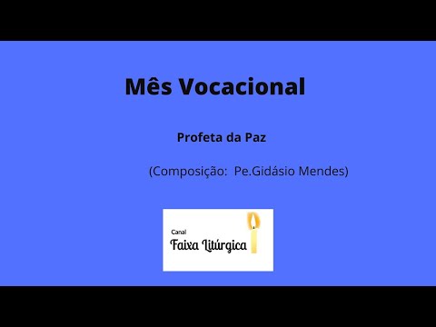 Profeta Da Paz - Pe. Gildásio Mendes