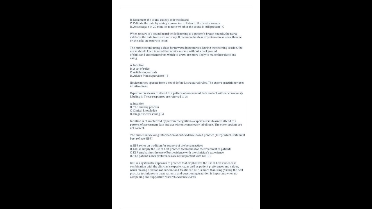 HAP Midterm Exam Practice Questions And Answers Test Bank