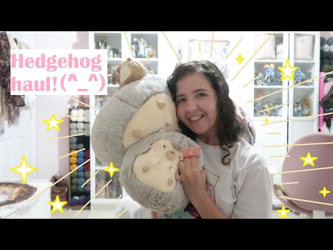 Hedgehog Plushies Haul from Japan & Puff Pals