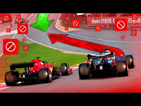 Racing BACKWARDS at F1 Tracks With A Full Grid Online on F1 2020!