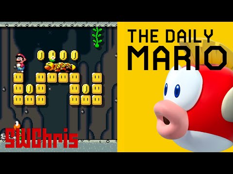 Crazy 1-2 SMB Remix! - Super Mario Maker - The Daily Mario Ep. 178