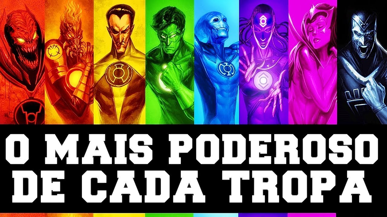 O LANTERNA MAIS PODEROSO DE CADA TROPA | SUPERLISTA