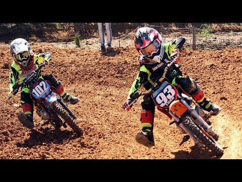 Disputa equilibrada nas MiniMotos - Campeonato Catarinense de Velocross