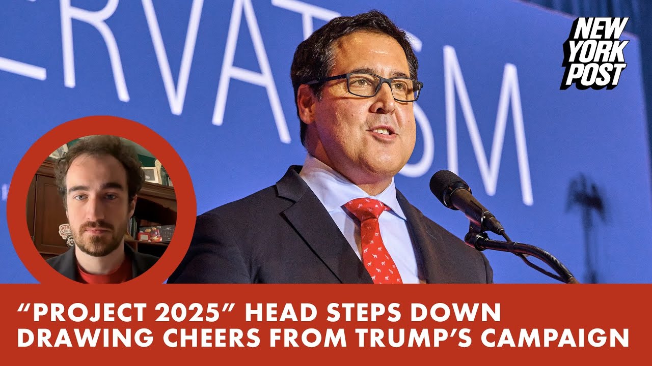 Director of Heritage Foundation’s ‘Project 2025’ steps down as Trump campaign calls for its ‘demise’