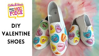 How To Make DIY Valentine Shoes