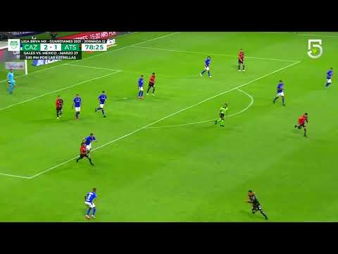 Gol de J. Rodríguez | Cruz Azul 3 - 1 Atlas | Liga BBVA MX - Guard1anes 2021 - Jornada 12