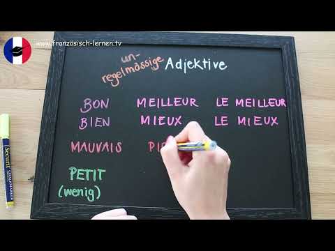 Französisch lernen Adjektive steigern Ausnahmen