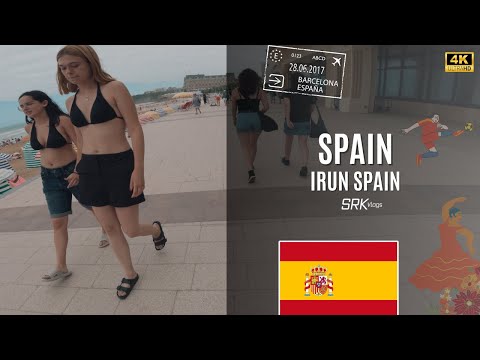 SPAIN IRUN  HOTTEST Beach 🏝️ #france #beach
