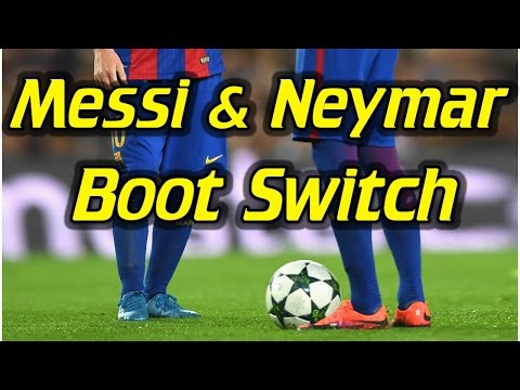 Messi and Neymar Half Time Boot Switch - Why Did They Do It?