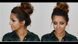 Messy High Bun I super leicht!!