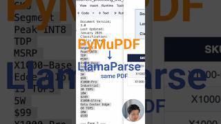 PyMuPDF Breaks Your RAG Tables #rag #machinelearning #llm