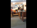 Pastor Jeff Williams singing