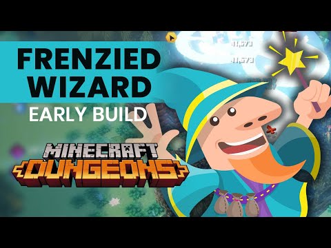 SpookyFairy - I'm Creating a Magic Spamming WIZARD Build in Minecraft Dungeons Nether DLC