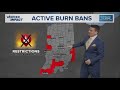 Burn Bans Are Gradually Being Activated Across A Hot And Dry Indiana Fire Risks Are Elevated