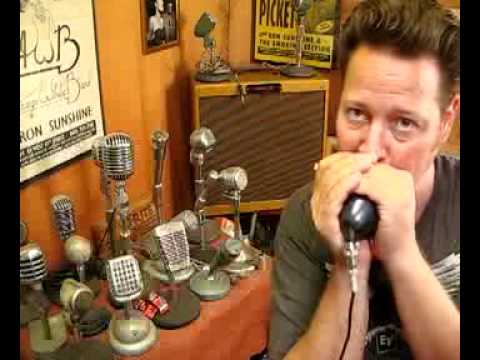 Custom Vintage 1955 Shure 707A Controlled Reluctance Bullet Vocal Harp Mic with Volume Control