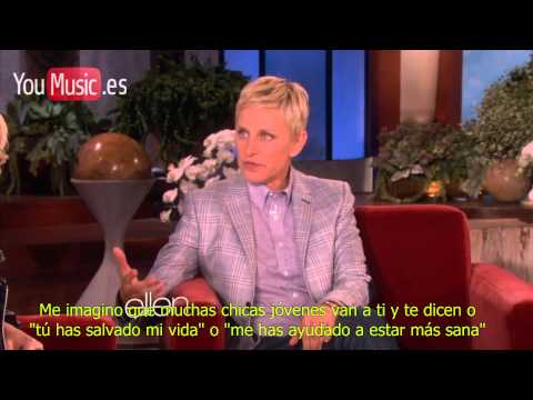 デミ・ロヴァート、エレン・デジェネレス・ショーに出演 (回復後のロールモデル) - 英語字幕版 (Demi Lovato en Ellen Degeneres Show (Modelo a seguir tras la recuperación) - subtitulado al español)