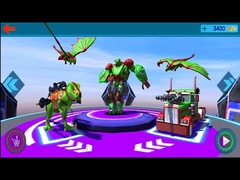 Flying Dragon Robot Game: Robot Transforming Game * Android Gameplay