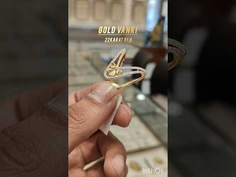 Gold Vanki Ring latest design 22karat hallmarked #vanki #goldring #ring #vankiring