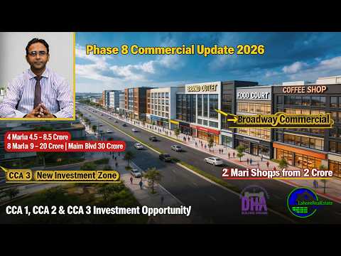 DHA Lahore Commercial Investment: 4 Marla & 8 Marla Broadway Plot Rates and Market Analysis