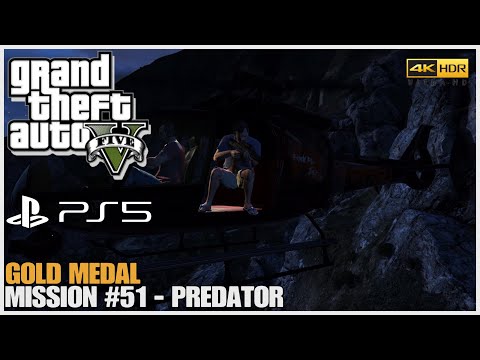 GTA 5 PS5 Remastered - Mission #51 - Predator [Gold Medal] 4K HDR