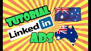 SET-UP LINKED IN ADS TUTORIAL TO MARKET YOUR ONLINE BUSINESS