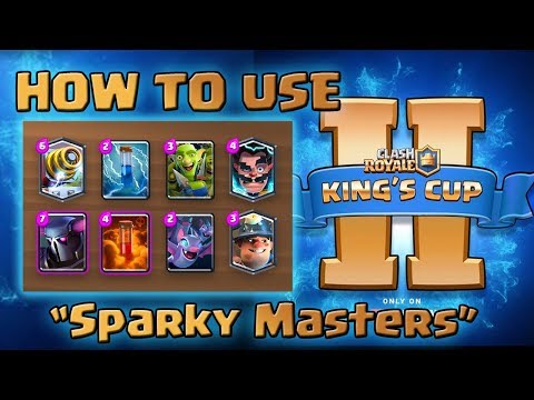 HOW TO USE "SPARKY" MASTERS" | Clash Royale King's Cup 2!