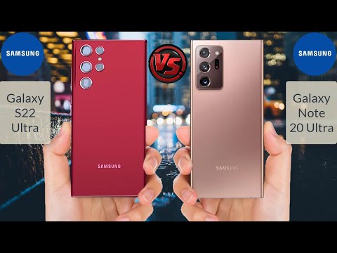 Samsung Galaxy S22 Ultra 5G vs Samsung Galaxy Note 20 Ultra 5G