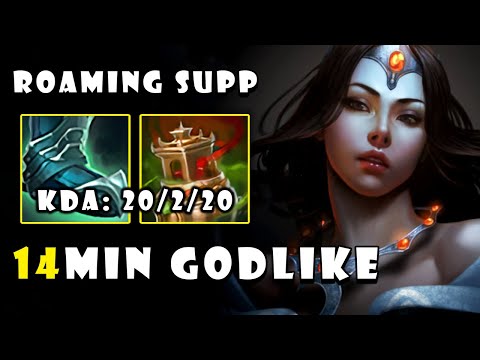 How To Play Monster Roaming Support Mirana in 14min GODLIKE by MILAN | Guides Gameplay - Dota 2 7.27