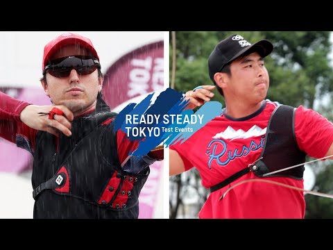 Tom Hall v Arsalan Baldanov – recurve men 3rd round | Tokyo 2020 Olympic Test