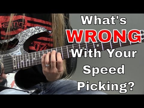 Guitar Solo Tips - What's Wrong with Your Speed Picking? - Steve Stine Guitar Lesson