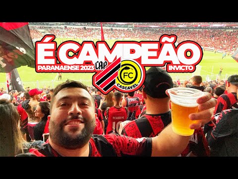 [ VLOG ] É CAMPEÃO !!! ATHLETICO 0 X 0 CASCAVEL - FINAL CAMPEONATO PARANAENSE