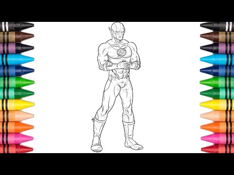 THE FLASH Coloring Page #113 - Ash O'Connor - Vibe [NCS Release]