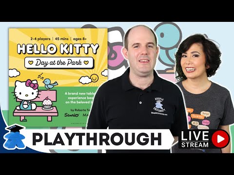 Hello Kitty :  Day at the Park ️- Playthrough Board Game