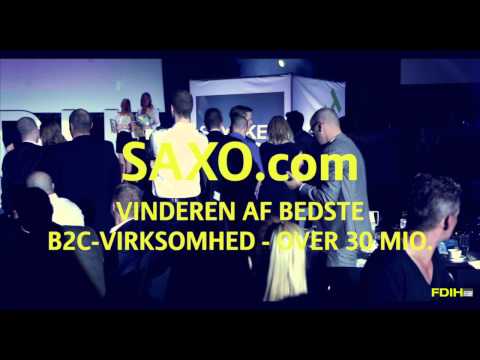 E-handelsprisen 2014 - Bedste B2C over 30 mio.: SAXO.com
