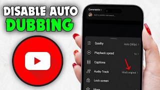 How to disable auto dubbing on YouTube mobile (New Update)