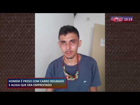Homem é preso com carro roubado e alega que era emprestado 16 10 2020