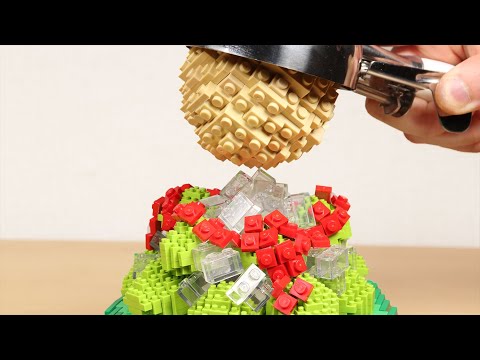 레고 멜론 빙수! / 스톱모션 요리 ＆ ASMR & Stop Motion Cooking