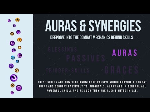Skill Mechanics: AURA's & Aura Synergies | Tower of Knowledge skills & Passives | Infinity Kingdom