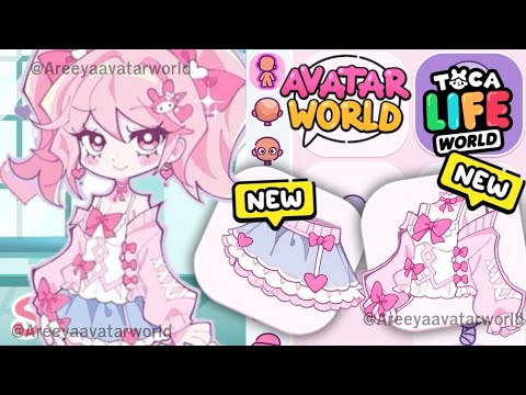 HOW TO MAKE NEW MY MELODY GIRL KID SO CUTE SANRIO 🩷 IN AVATAR WORLD AND TOCA BOCA WORLD 😍🌎