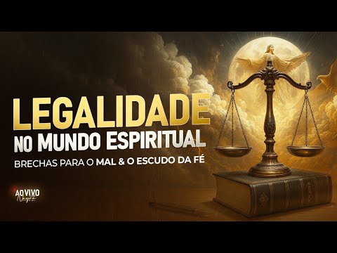 LEGALIDADE NO MUNDO ESPIRITUAL - Brechas para o mal e o escudo da fé - Ao Vivo  com Nayra Pedrini