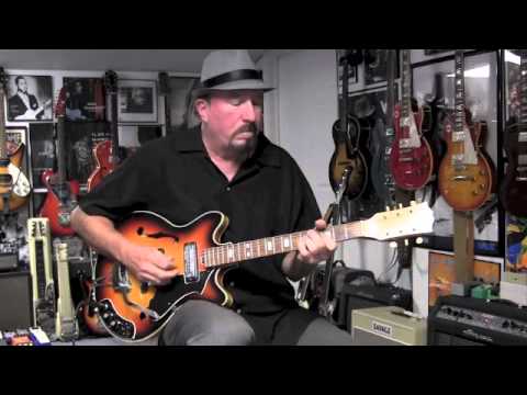 Kawai Vintage Made in Japan Semi Hollow Body Archtop Electric Guitar 1960s Sun Burst image 17