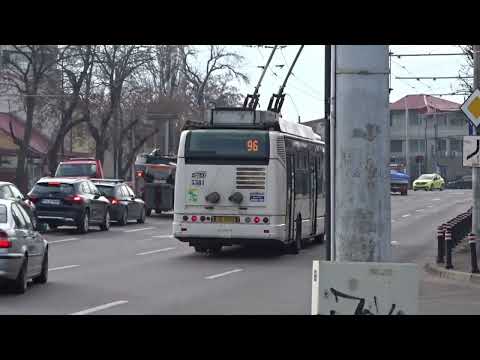 Astra Citelis PS01T1 No. 5381 Trolleybus made in Romania for Bucharest. STB