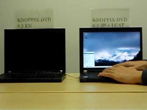 Fast Boot of KNOPPIX 6.2 with LCAT (Live CD Acceleration Tool kit)