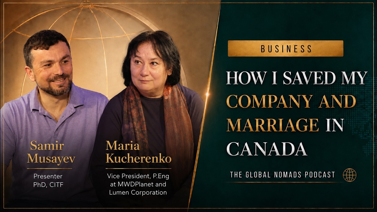 Business, Family, and Burnout with Mariya Kucherenko, an episode of The Global Nomads' Podcast