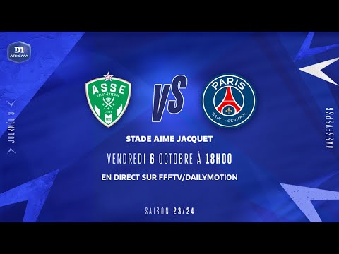 J3 | AS Saint-Etienne – Paris-SG (0-1), le résumé | D1 Arkema I FFF 2023-2024