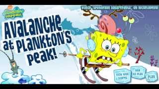 Spongebob Squarepants♥Avalanche at Plankton's Peak♥Bob Esponja episodios completos(Game)