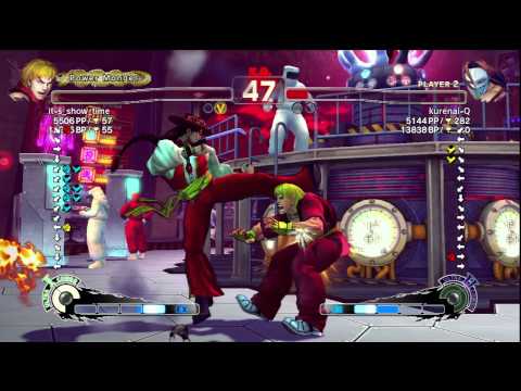 SSF4 AE Ver. 2012: 1P [Ken] vs. kurenai-Q [Vega] - PSN Ranked Match